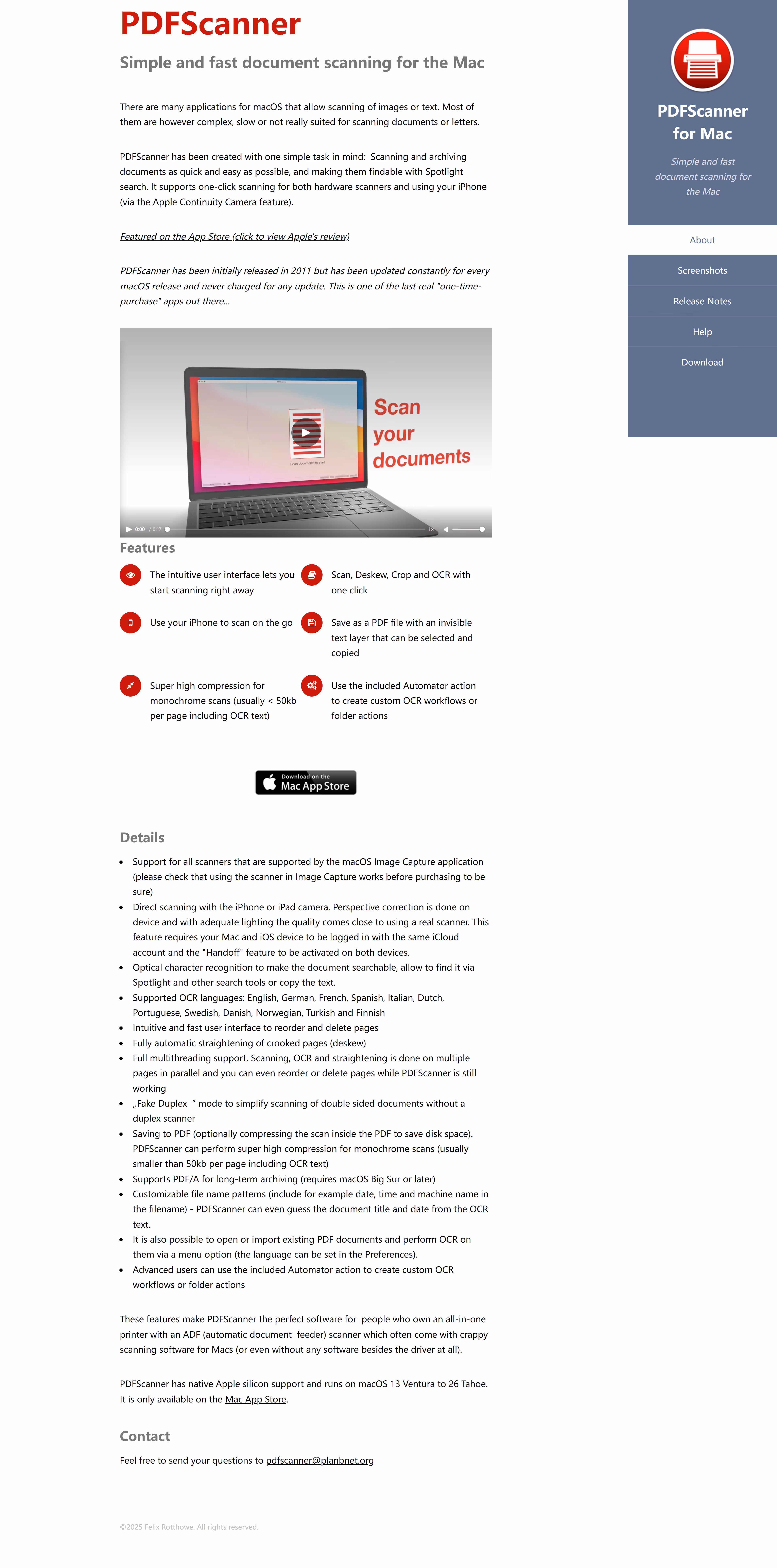 PDF Scanner App 首页